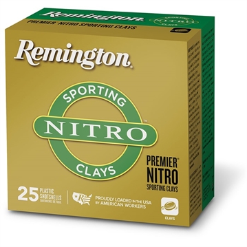 Picture of Remington PREM NITRO SPRT CLAYS 12GA 2-3/4'' 7/8OZ #7.5 1325 FPS 25/BOX R20156