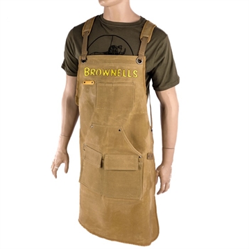 Picture of Brownells WAXED CANVAS SHOP APRON, BROWN    WC-APRON