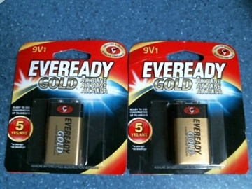 Picture of PRIM SOURCE EVEREADY GOLD ALKALINE 9V A522BP