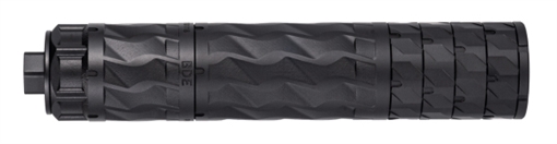 Picture of Primary Weapons Systems Black Diamond Series, Rifle Suppressor, 300 Winchester Magnum, 8.2", 17.4oz, Titanium, Black Finish BDE-762 BDE762