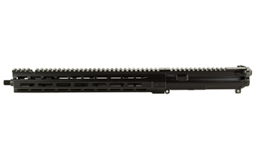 Picture of Primary Weapons Systems MK114 Mod 1-M, Upper Receiver, 223 Wylde, 14.5" Barrel, No Muzzle Device, Anodized Finish, Black, MLOK Handguard, Long Stroke Piston System, Adjustable Gas System, Fits AR-15 MK1-M1U-223-14-NC MK1M1U22314NC