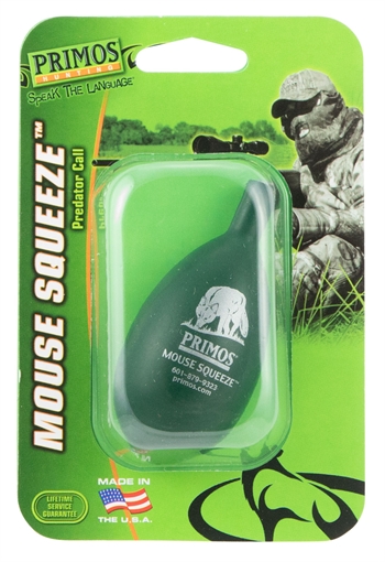 Picture of Primos Mouse Squeeze Mouse/Rodent Sounds Attracts Predators Green Rubber 304