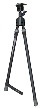 Picture of Primos Trigger Stick Bipod made of Steel with Black & Gray Finish, QD Swivel Stud Attachment Type & Medium Height (Clam Package) 65826