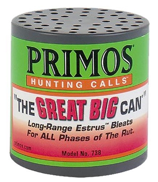 Picture of Primos The Great Big Can Doe Bleat Attracts Deer Green Plastic 738