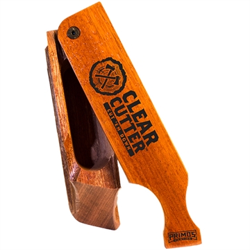 Picture of Primos Clear Cutter Box Call Turkey Hen Sounds Attracts Turkeys Brown Mahogany/Walnut PS244