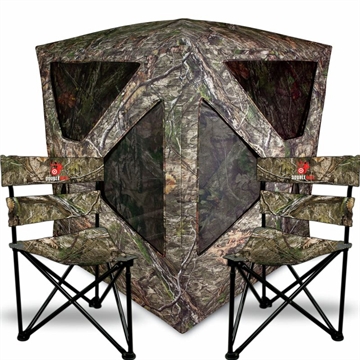 Picture of Primos Double Bull Roughneck Series Ground Blind w 2 Tri Stools SB 65167BF