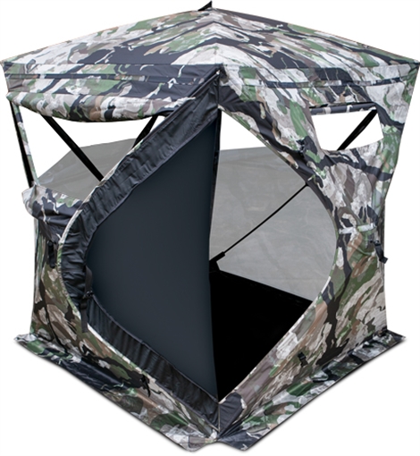 Picture of PRIMOS FULL FRONTAL GROUND BLIND ONE-WAY SEE THROUGH VEIL 65112