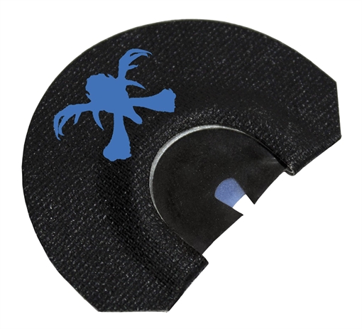 Picture of Primos Hook Hunter Hooks Diaphragm Call Attracts Turkeys, Triple Reeds (1 Latex/2 Prophylactic), Black PS1244