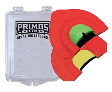 Picture of Primos Randy Anderson Howler Diaphragm Call Coyote Sounds Attracts Coyotes Red 2 pk PS1723