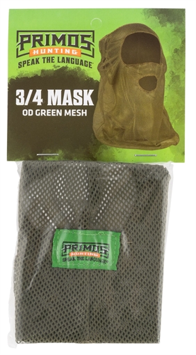 Picture of Primos Mesh OD Green Mesh 3/4 Face Mask OSFA PS6662