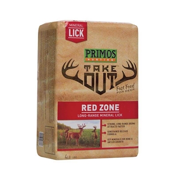 Picture of Primos Take Out Red Zone Mineral Lick 4lb Block 58737