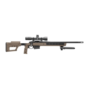 Picture of Magpul Industries Pro 700 Lite Chassis, Fits Remington 700 Short Action, Matte Finish, Flat Dark Earth, Fits Most Short Action AICS Pattern Magazines, Ambidextrous, Billet Aluminum Bedding Block MAG1199-FDE MAG1199FDE