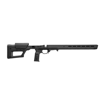 Picture of Magpul Industries Pro 700 Lite Chassis, Fits Remington 700 Short Action, Matte Finish, Black, Fits Most Short Action AICS Pattern Magazines, Ambidextrous, Billet Aluminum Bedding Block MAG1199-BLK MAG1199BLK