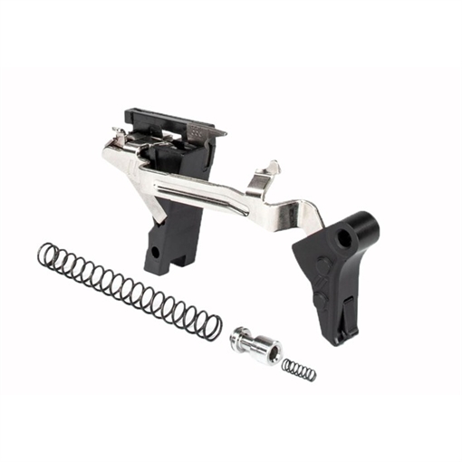 Picture of Zev Technologies PRO FLAT FACE TRIGGER DROP-IN KIT GLOCK G1-3 9MM BLK/BLK FFT-PRO-DRP-3G9-B-B