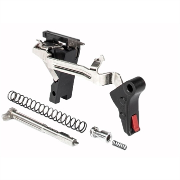 Picture of Zev Technologies PRO FLAT FACE TRIGGER ULTIMATE KIT GLOCK G1-3 9MM BLK/RED FFT-PRO-ULT-3G9-B-R