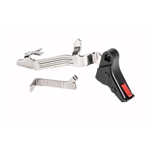 Picture of Zev Technologies PRO FLAT FACE TRIGGER UPGRADE BAR KIT FOR GLOCK G5 BLK/RED FFT-PRO-BAR-5G-B-R