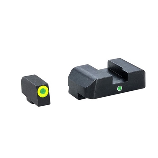 Picture of AMERIGLO PRO i-DOT NS SET GLOCK 17/19/22/23/26/27/34/35/37/38/39 GREEN/GREEN GL-301