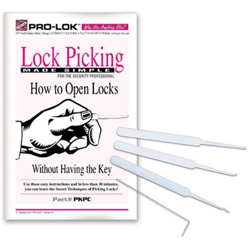 Picture of PRO-LOK Tools Basic Lock Picking Manual PKXBOOKLET