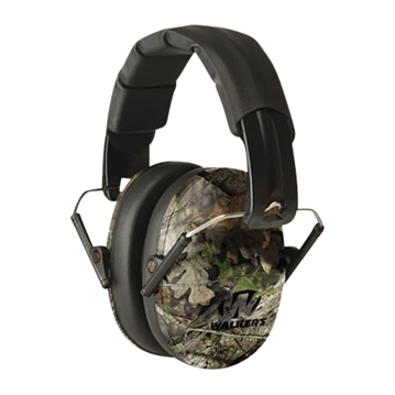 Picture of Walkers Game Ear PRO-LOW PROFILE FOLDING MUFF MOSSY OAK CAMO GWP-FPM1-CMO