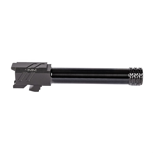 Picture of Zev Technologies PRO MATCH G19 BARREL, THREADED, 9MM, BLACK BBL-19-PRO-TH-DLC