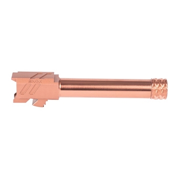 Picture of Zev Technologies PRO MATCH G19 BARREL, 9MM, THREADED, BRONZE BBL-19-PRO-TH-BRZ