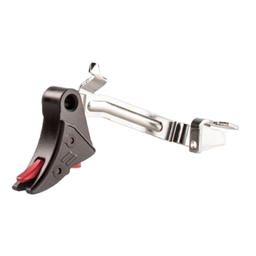 Picture of ZEV PRO CURVED FACE TRIGGER BAR KIT SMALL BLK/RED CFT-PRO-BAR-SM-B-R