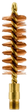 Picture of Pro-Shot Bore Brush 28 Gauge Shotgun #5/16-27 Thread Bronze Bristles Looped Tip Brass Core 28S