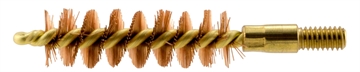 Picture of Pro-Shot Bore Brush .38/ .357/ .380/ 9mm Cal Pistol #8-32 Thread Bronze Bristles Brass Core 38P