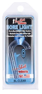 Picture of Pro-Shot UV Bore Light .22 Cal & Up Handgun/Rifle Fiber Optic Illuminator Lightening Blue BLCLEAR