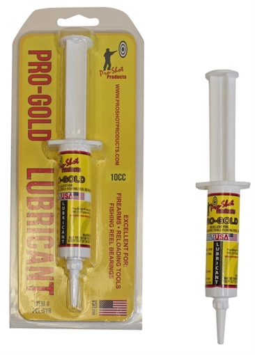 Picture of Pro-Shot Pro-Gold Lubricant 10 cc Needle Oiler PGLSYR