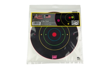 Picture of Pro-Shot Products Bullseye Target, 8" Bullseye, Adhesive Target, 6 Pack, Multi Color Rings 8B-MC-6PK