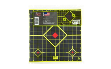 Picture of Pro-Shot Products Splatter Shot, 12" Sight In, Adhesive Target, 12 Pack, Green/Black SI-GREEN-12PK 12SI-GREEN-12PK