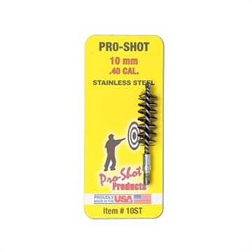 Picture of Pro-Shot Stainless Steel Pistol Bore Brush (8/32 Thread) .40/10mm 10ST