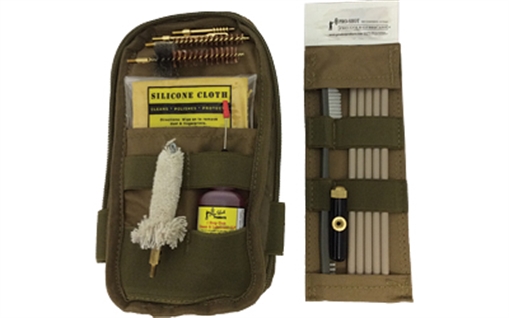 Picture of PRO-SHOT COYOTE COATED RODS FOR .30 CAL./.308 CAL./7.62MM IN COYOTE TAN POUCH COY-30