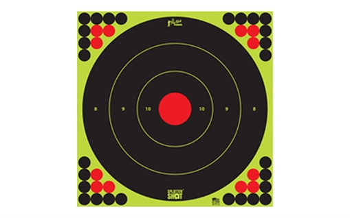 Picture of PRO-SHOT SPLATTER SHOT 17.25IN GREEN BULLSEYE TARGET - 5 QTY. PACK LONG RANGE-17.25-5PK Long Range-17.25-5PK LONGRANGE172