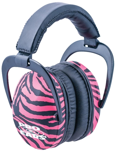 Picture of ProEars Ultra Sleek Pink Zebra PEUSPZ