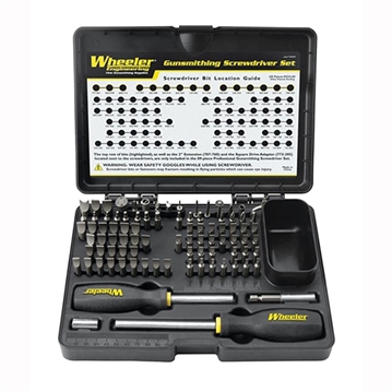 Picture of Wheeler Engineering PROFESSIONAL GUNSMITH SCREWDRIVER SET 89 PIECE 562194