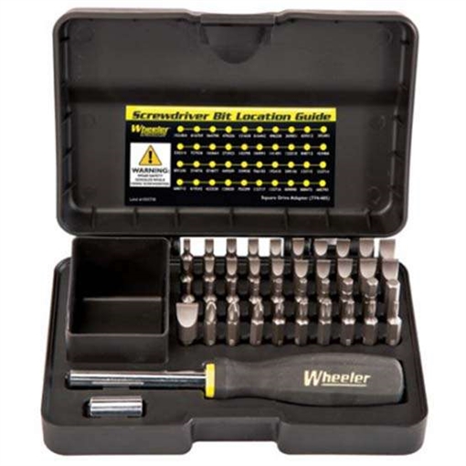 Picture of WHEELER PROFESSIONAL GUNSMITHING SCREWDRIVER SET 43 PIECE (4 UNIT CASE) 954621