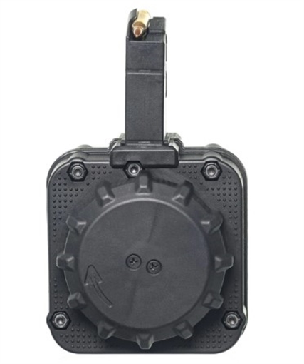 Picture of ProMag Industries Drum Magazine, 223 Remington/556NATO, 65 Rounds, Fits AR Rifles, Polymer, Black DRM-A8 DRMA8