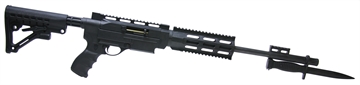 Picture of Archangel AR-15 Style Conversion Stock Black Synthetic 6 Position for Remington 597 AA597R