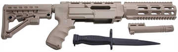Picture of Archangel AR-15 Style Conversion Stock Desert Tan Synthetic 6 Position for Ruger 10/22 AA556RDT
