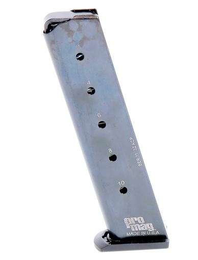 Picture of ProMag BER11 10rd 32 ACP Fits Beretta 3032 Tomcat Silver Steel BER11 BER 11