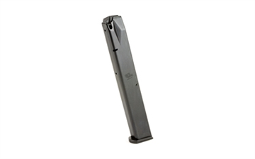 Picture of ProMag Industries Magazine, 9MM, 32 Rounds, Fits Beretta 92, Steel, Blued Finish BER-A4 BERA4