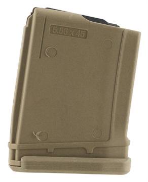 Picture of ProMag Standard 10rd 223 Rem/5.56x45mm Fits AR-15/M16 Desert Tan DuPont Zytel Polymer COL26