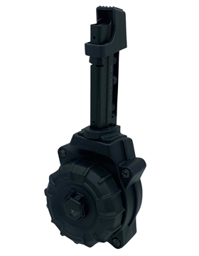 Picture of ProMag 30rd Drum 9mm Fits S&W M&P Shield EZ Black DuPont Zytel Polymer DRMA114