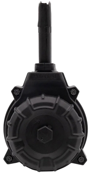 Picture of ProMag Standard 50rd Drum 9mm Luger Compatible w/ Glock 43 Black DuPont Zytel Polymer DRMA14