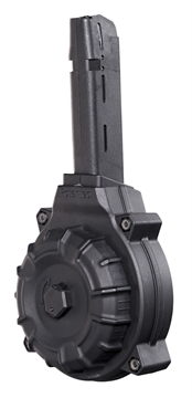 Picture of ProMag Industries Drum Magazine, 40 S&W, 50 Round, Fits Glock 22/23/27, Polymer, Black DRM-A19 DRMA19