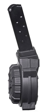 Picture of ProMag Standard 30rd Drum 9mm Luger Fits S&W M&P Shield Black DuPont Zytel Polymer DRMA31
