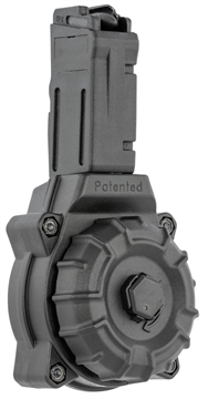 Picture of ProMag Standard 30rd Drum 9mm Luger Fits Sig MPX Black DuPont Zytel Polymer DRMA36