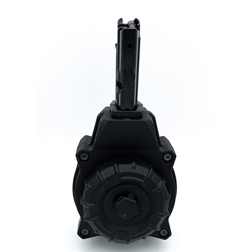 Picture of ProMag Industries Magazine, 5.7X28MM, 55 Round Drum, Fits AR Style FN 5.7, Polymer, Black DRM-A80 DRMA80